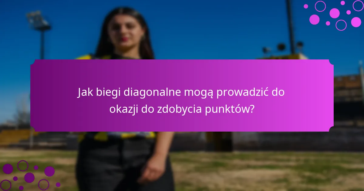 Jak biegi diagonalne mogą prowadzić do okazji do zdobycia punktów?